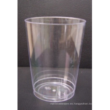 10oz vaso de plástico transparente beber copas de PS copa de vino
